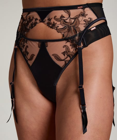 Porte-jarretelles Anouk, Noir