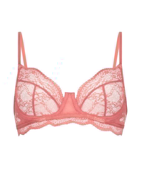Soutien-gorge non-rembourr&eacute; &agrave; armatures Isabelle, Rose