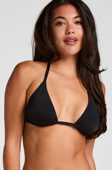 Hunkemöller Triangle Bikini Top Luxe Noir Hunkemöller Triangle Bikini Top Luxe Noir