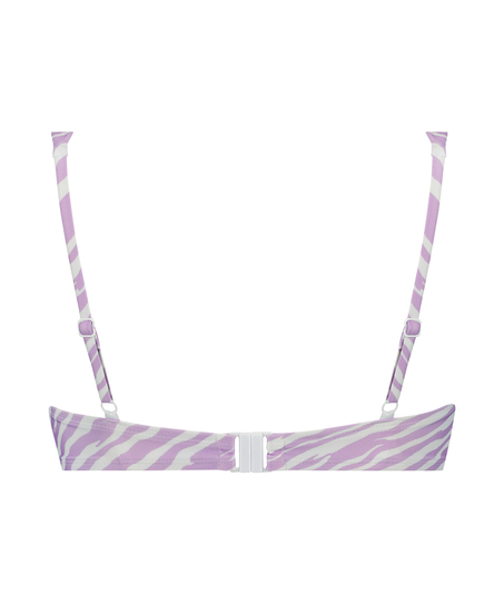 Haut de bikini à armatures préformé Zebra, Violet