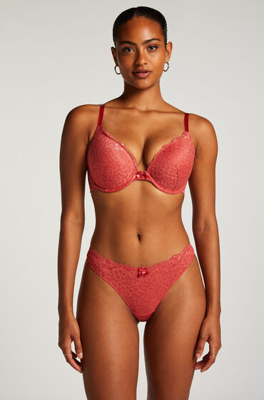 Hunkemöller String Marine Rouge