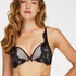 Soutien-gorge maximizer rembourré à armatures Yves, Noir