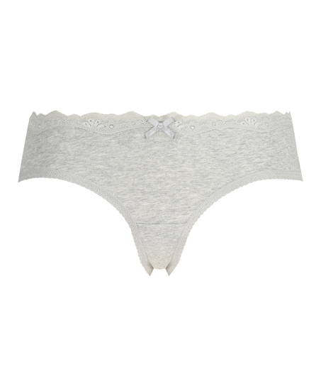Slip brésilien coton, Gris