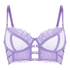 Soutien-gorge à armatures non-rembourré longline Nienke, Violet