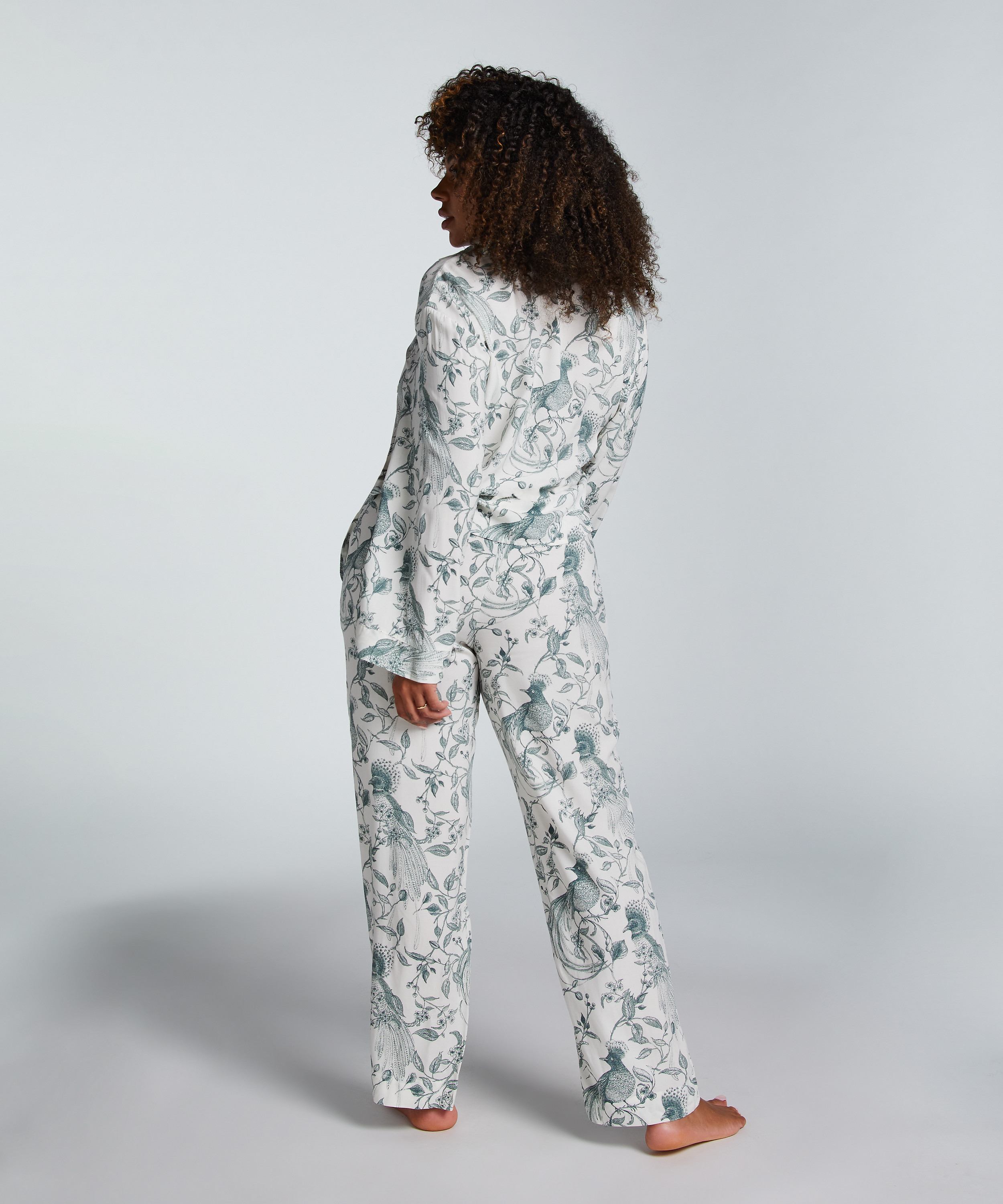 Tall Pantalon de pyjama, Blanc, main