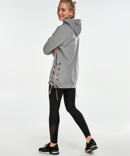Sweat HKMX lacé, Gris