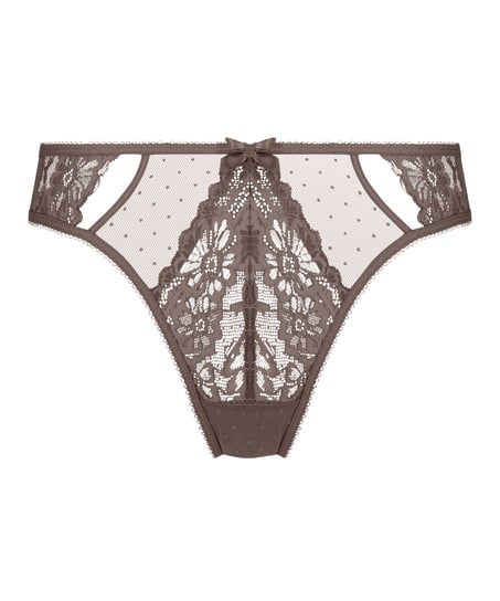 Slip brésilien Sylvie, marron