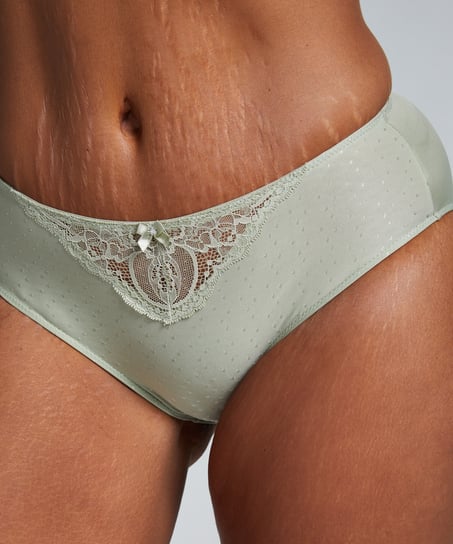 Slip taille haute Sophie, Vert