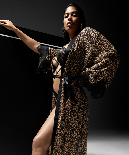 Kimono Chiffon, Noir