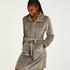 Peignoir Zip Fleece, Gris