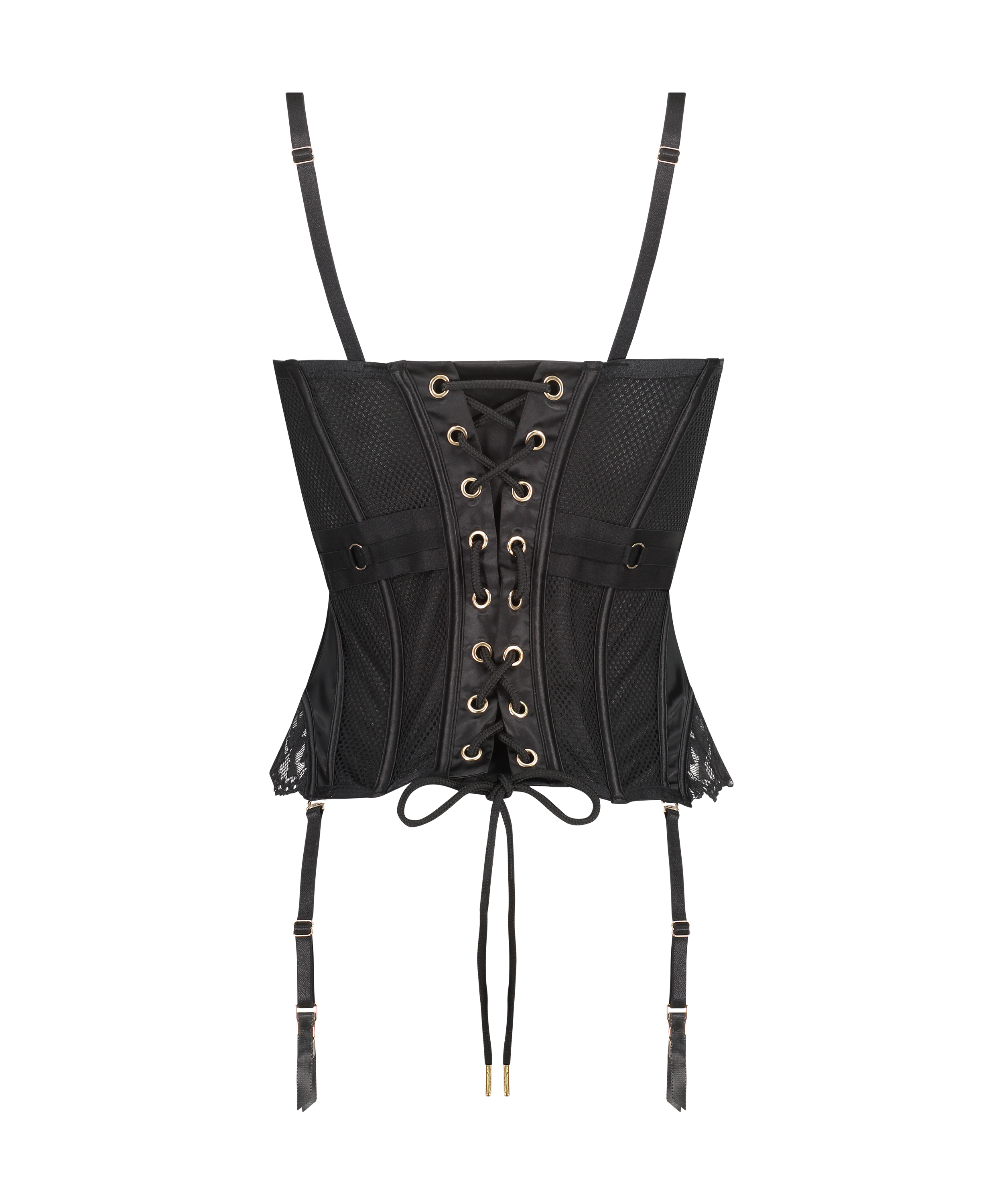 Bustier Pleasure, Noir, main