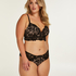 Soutien-gorge préformé sans armatures longline Shiloh, Noir