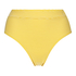 Bas de bikini coquin taille haute Carmel, Jaune