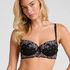 Soutien-gorge à armatures rembourré Chloe, Noir