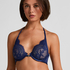 Soutien-gorge Mabel à armatures non rembourré, Bleu