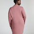 Robe-chemise à manches longues en jersey Essential, Rose