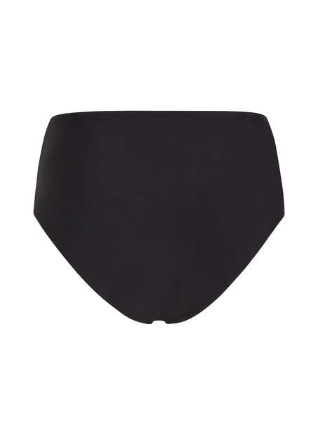Bas de bikini taille haute Cheeky shaping Luna, Noir