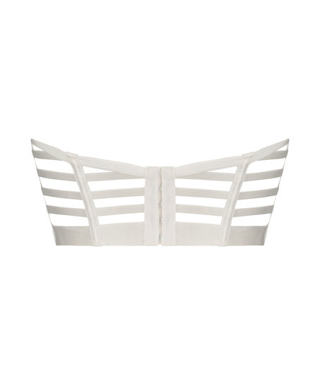 Soutien-gorge à armatures non rembourré longline Seraphina, Blanc