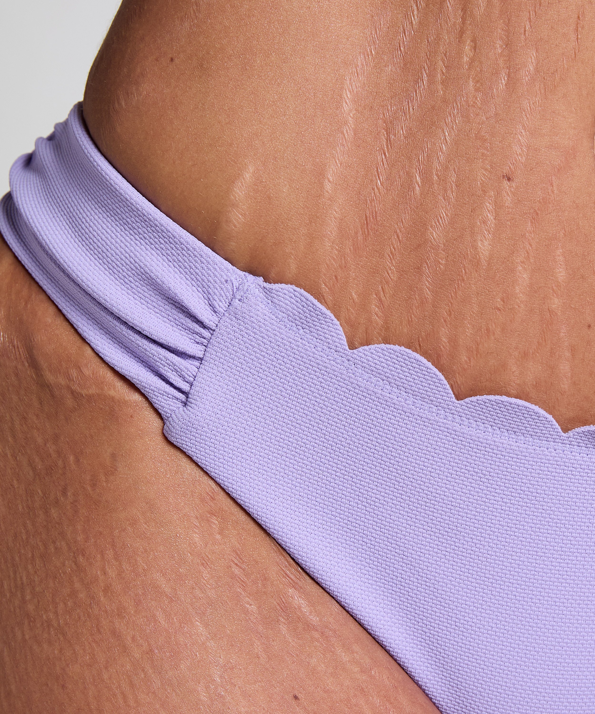 Slip de Bikini Rio Scallop, Violet, main