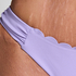 Slip de Bikini Rio Scallop, Violet