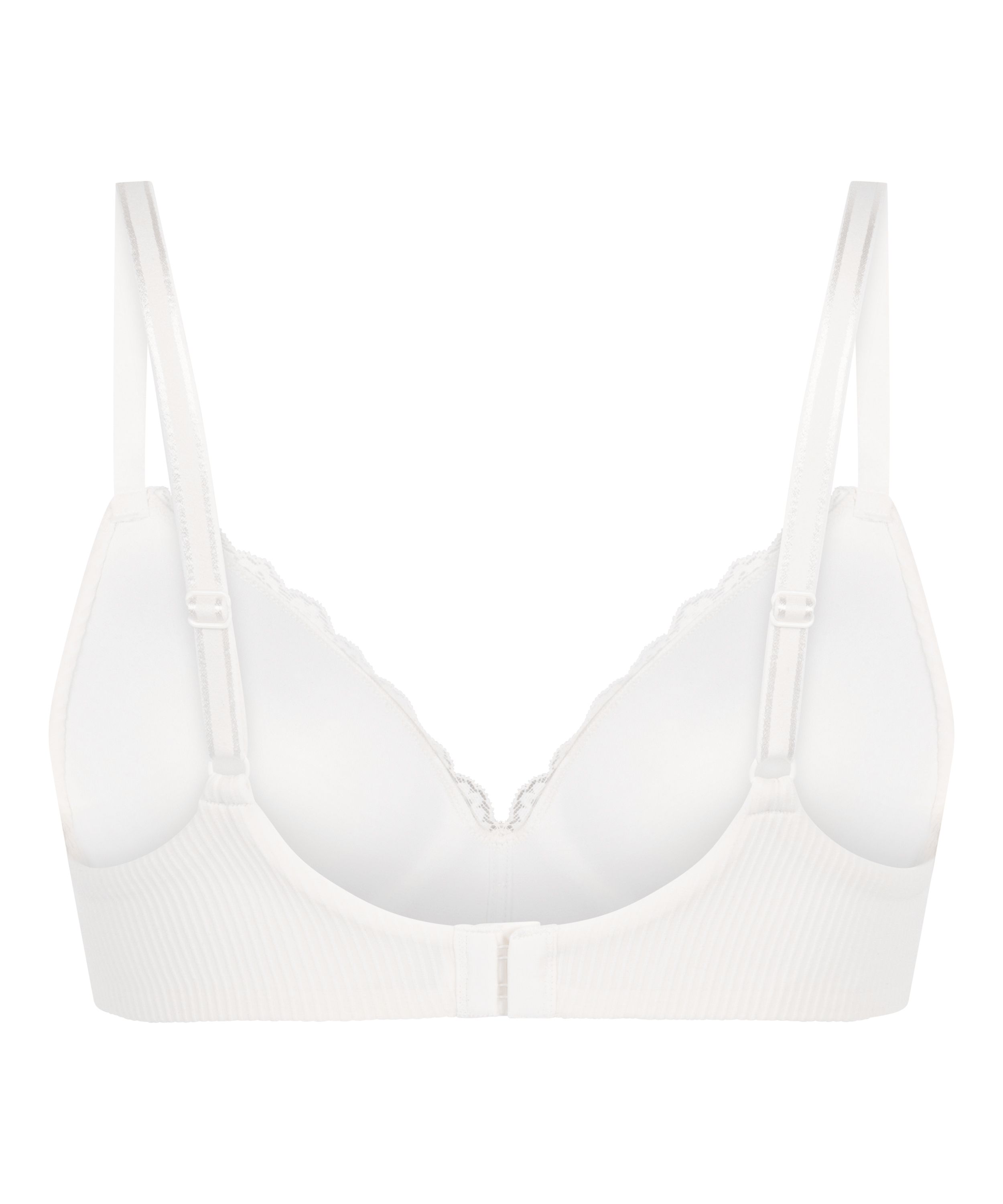 Soutien-gorge sans armatures préformé Lola, Blanc, main