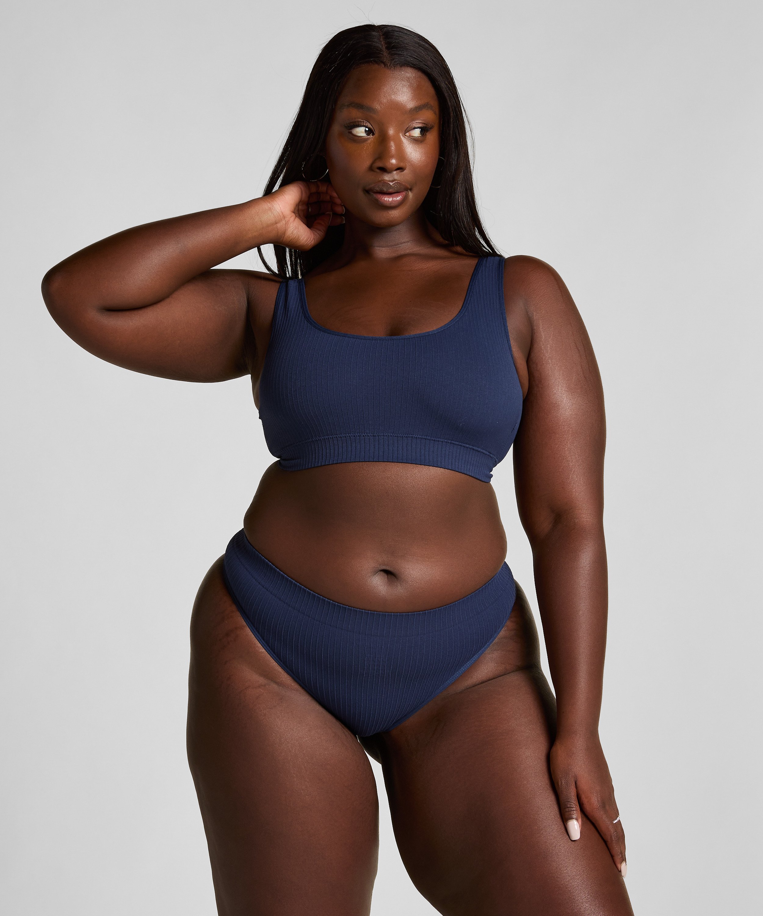 Brassière Scoop Dianne, Bleu, main