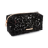 Trousse de maquillage mesh Leopard, Noir