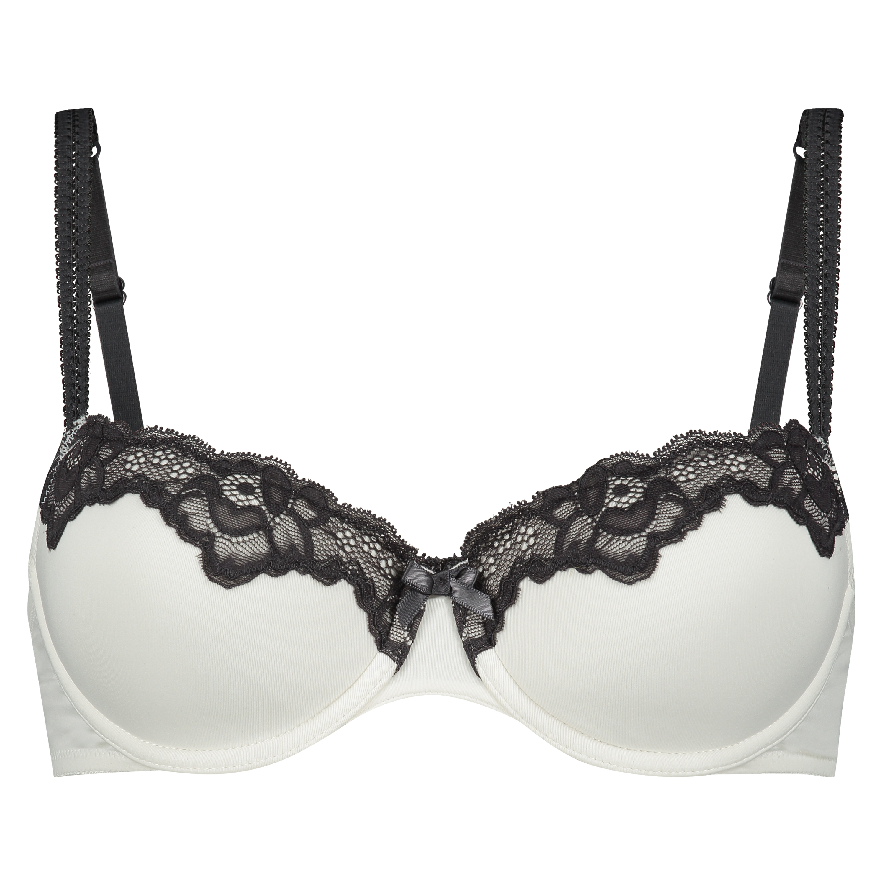 ﻿Soutien-gorge à armatures préformé Secret Lace, Blanc, main