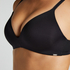 Soutien-gorge sans armatures préformé Mona, Noir