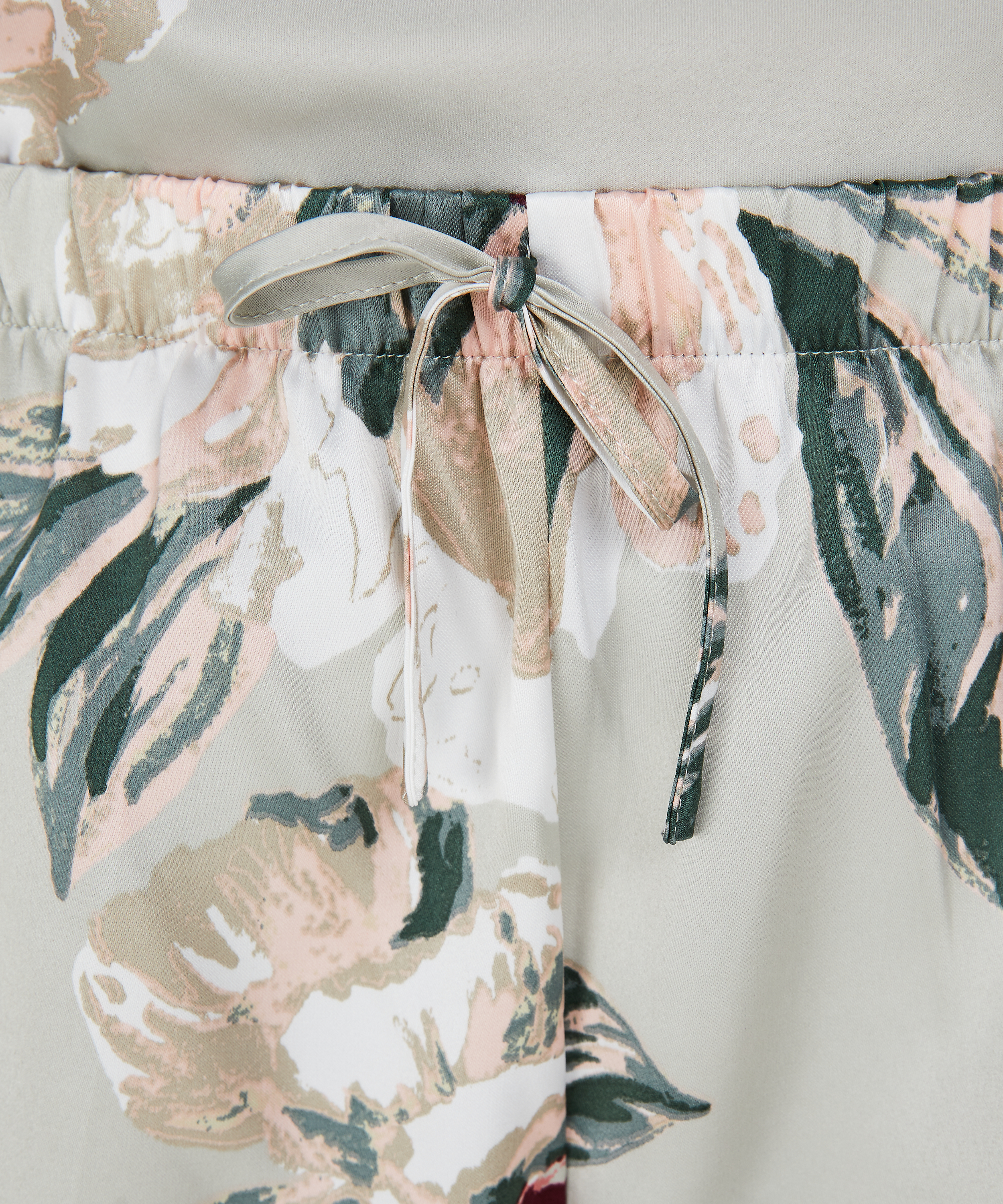 Pyjama short Satin, Bleu, main