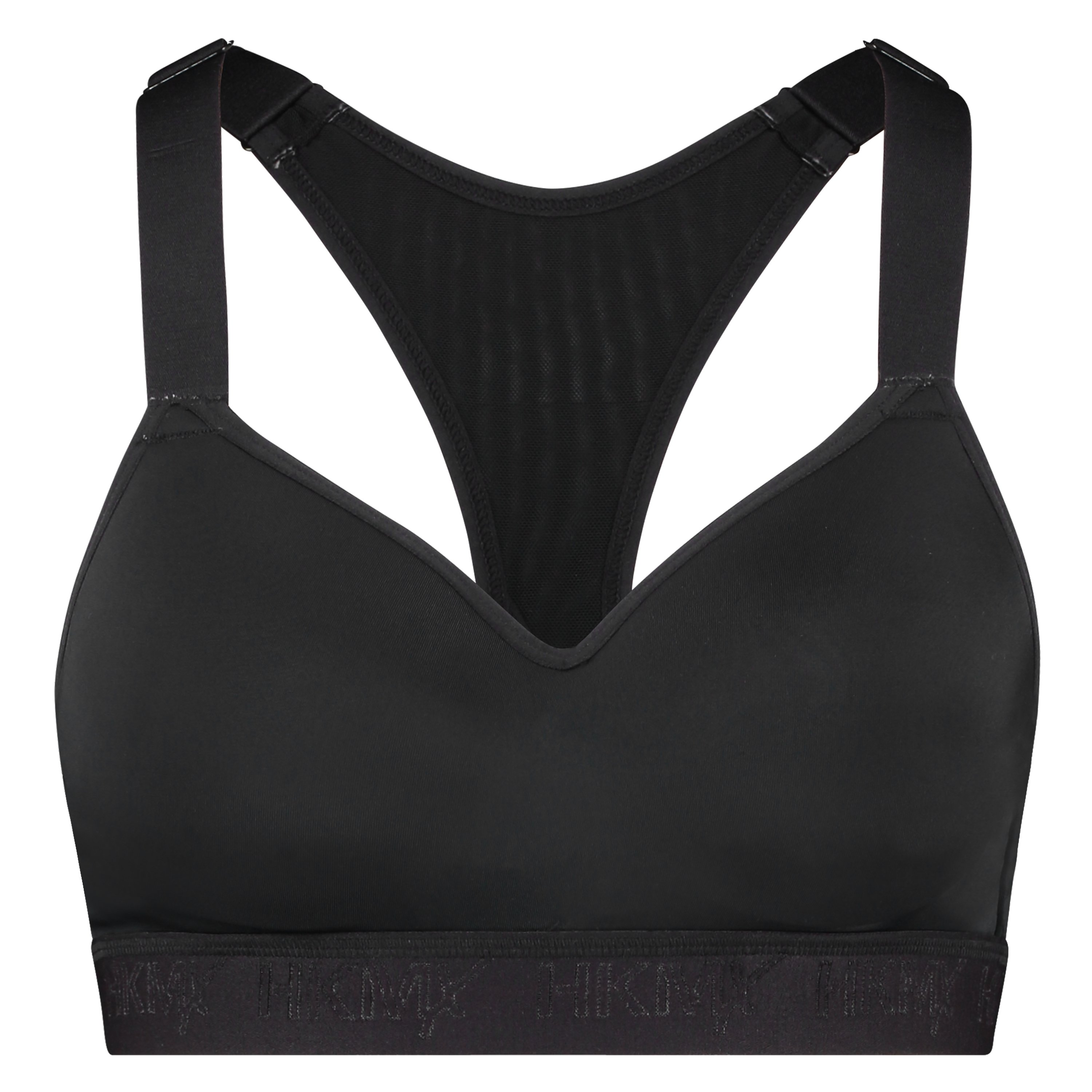 HKMX Soutien-gorge de sport The All Star Maintien niveau 2, Noir, main