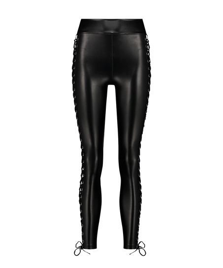 Legging Lace up, Noir