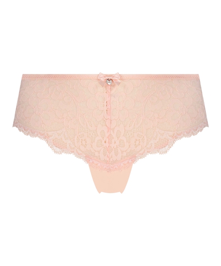 Slip brésilien Marine, Rose