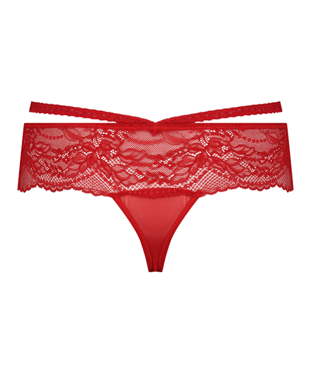 Boxer String Cara, Rouge