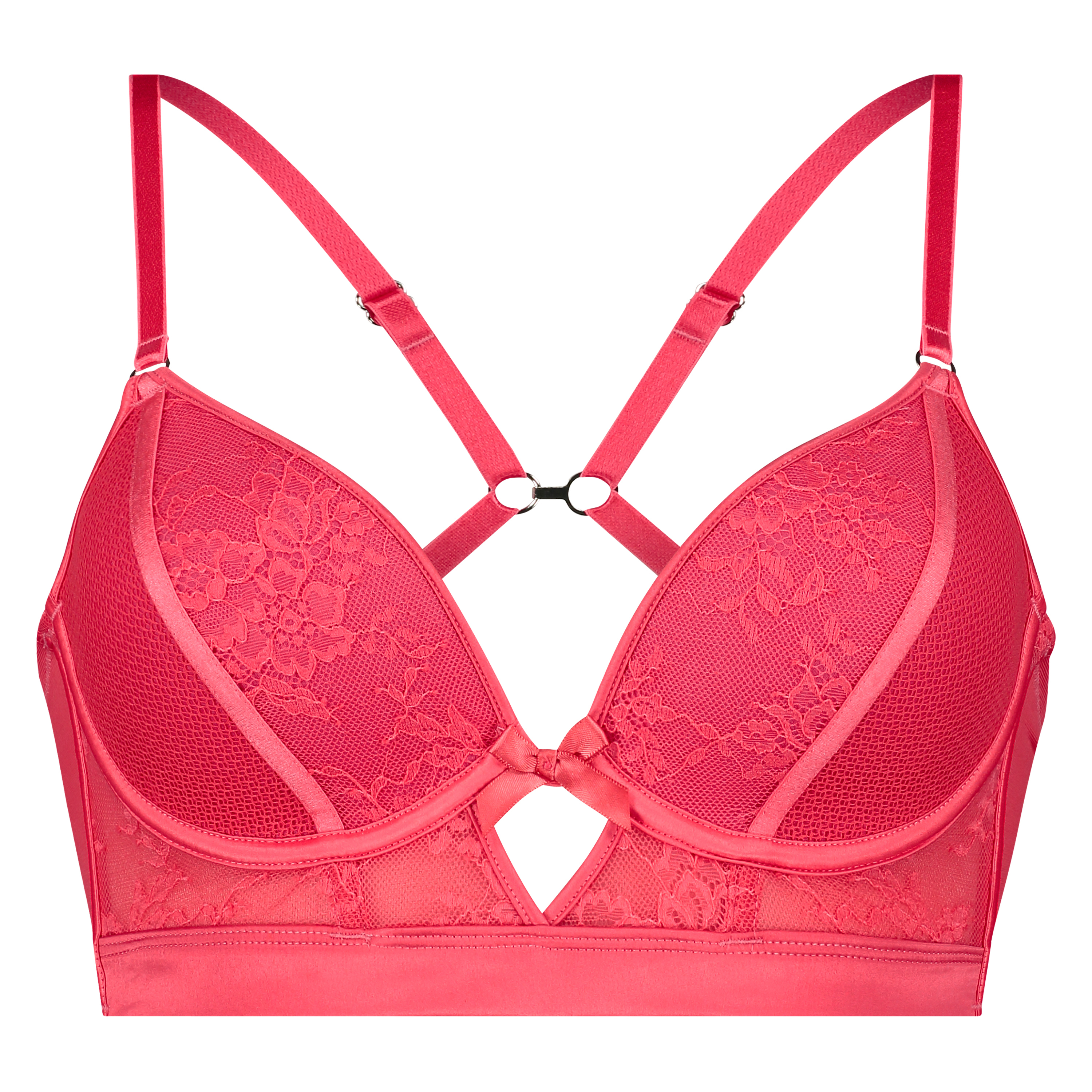 Soutien-gorge à armatures préformé Duckie, Rouge, main