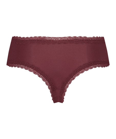 Slip brésilien en forme de V Vixen, Rouge
