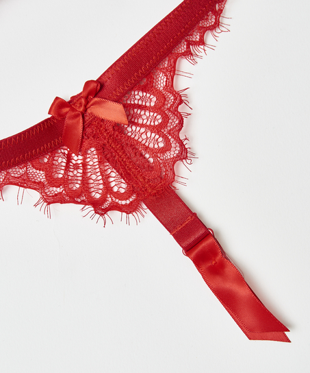 Jarretelles Private, Rouge