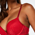 Soutien-gorge à armatures préformé maximiseur Valentina, Rouge