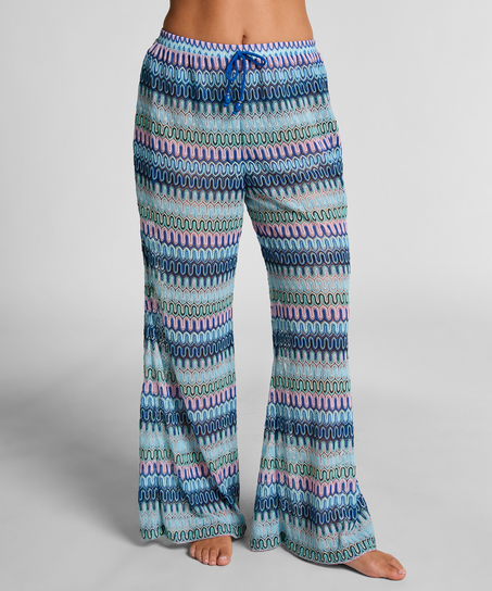 Pantalon en crochet Cali, Bleu