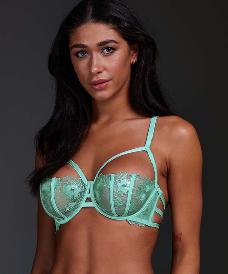 Soutien-gorge à armatures non-préformé Alexandra, Vert