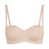 Soutien-gorge push-up sans bretelles à armatures préformé Smooth, Beige