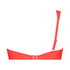 Haut de bikini bandeau Cairo, Rouge
