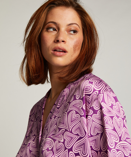 Veste à manches longues Satin, Violet