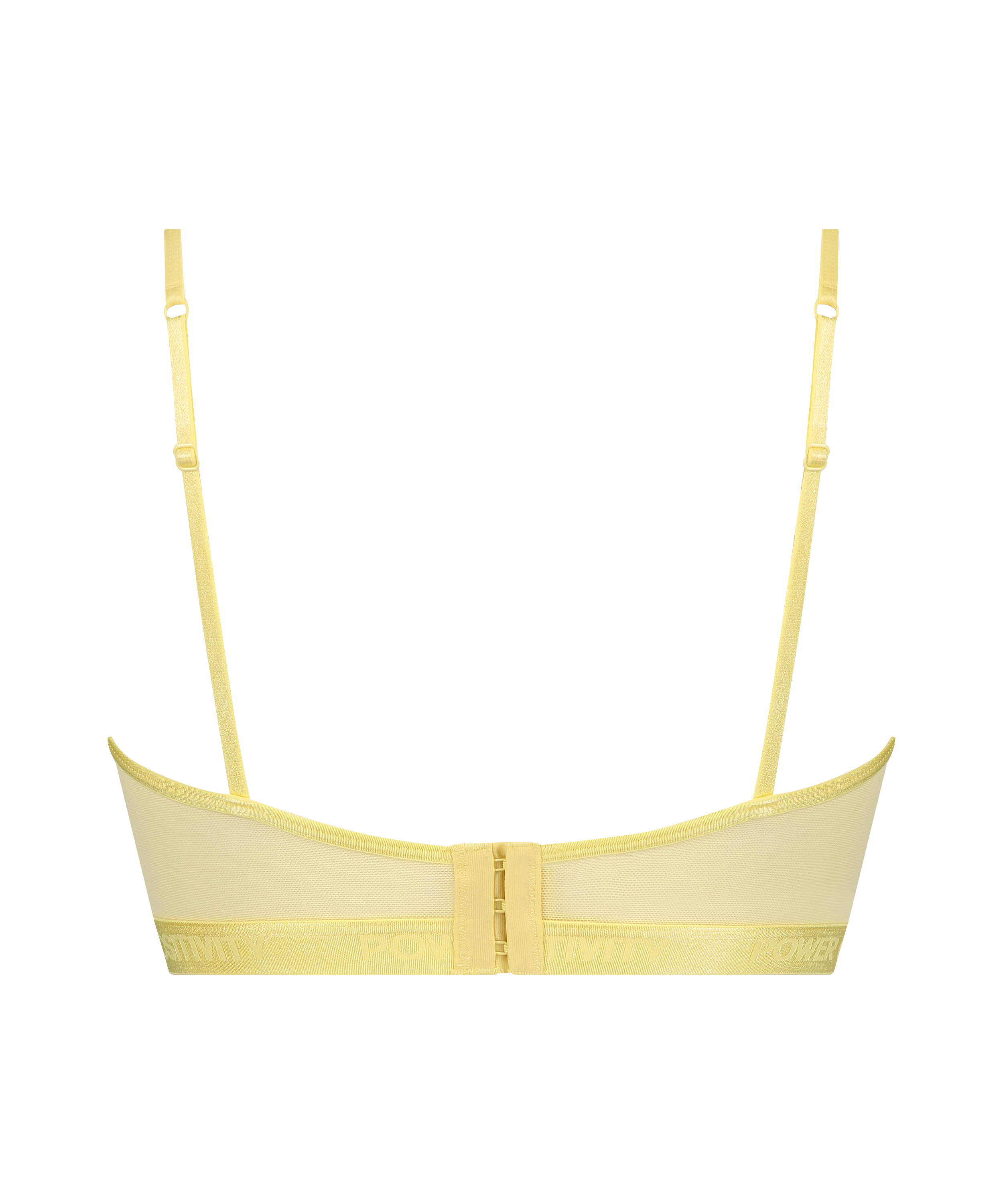 Soutien-gorge à armatures non-préformé longline Fire, Jaune, main