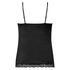 Camisole velours Dentelle, Noir