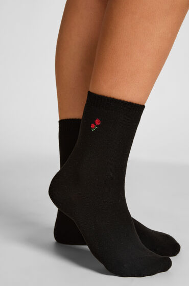 Hunkemöller Chaussettes courtes en modal Noir