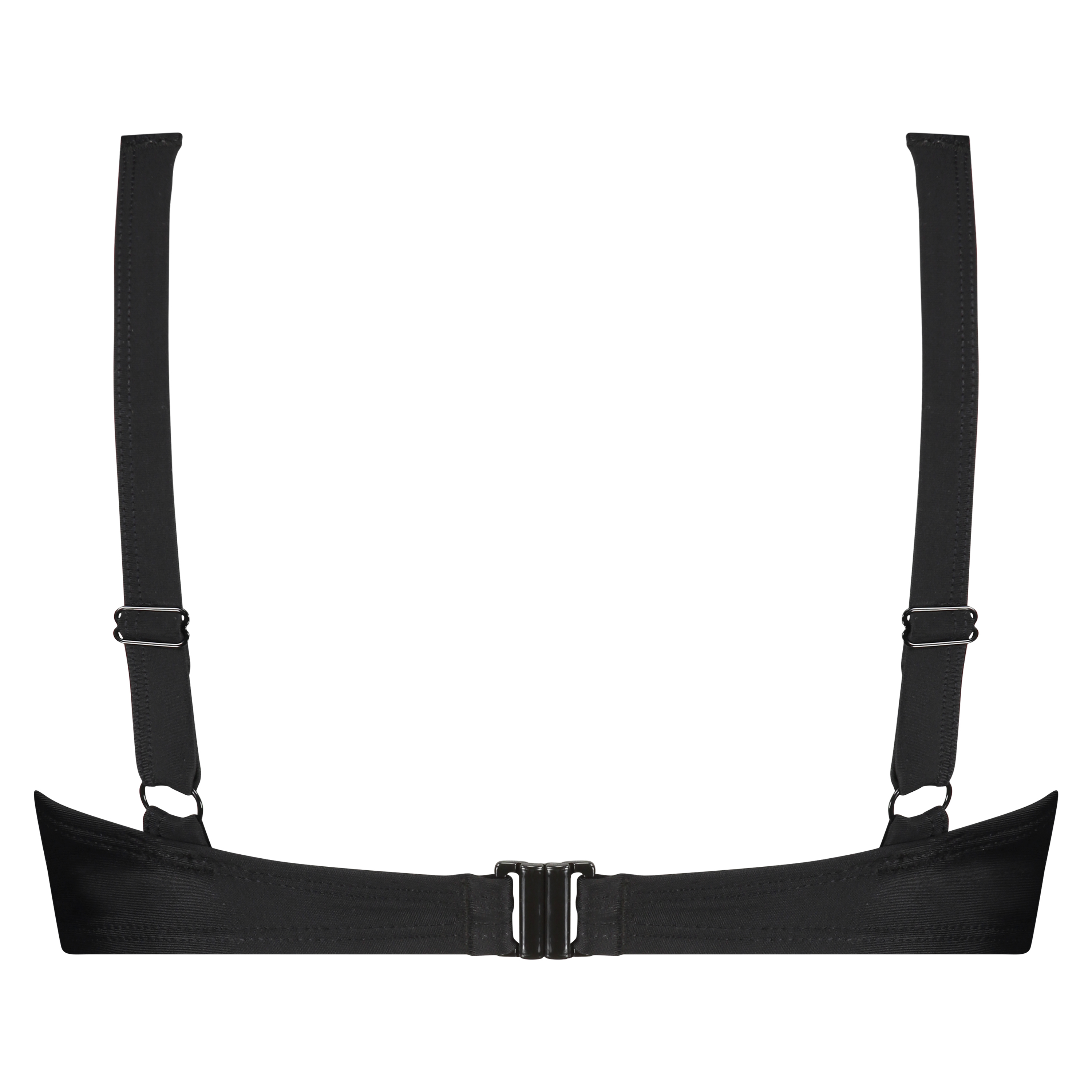 Anneau non ajusté haut de bikini Sunset Dreams, Noir, main