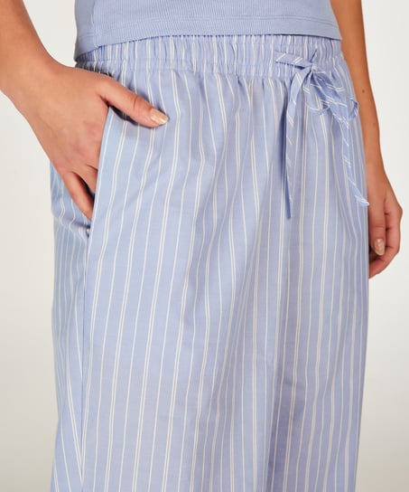 Pantalon de pyjama en Coton, Bleu