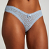 Slip brésilien V-shape Zena, Bleu