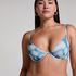 Haut de bikini à armatures non rembourré Lagoa, Bleu